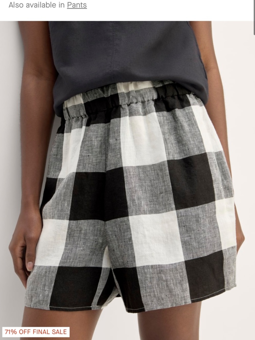 Everlane THE LINEN EASY SHORT